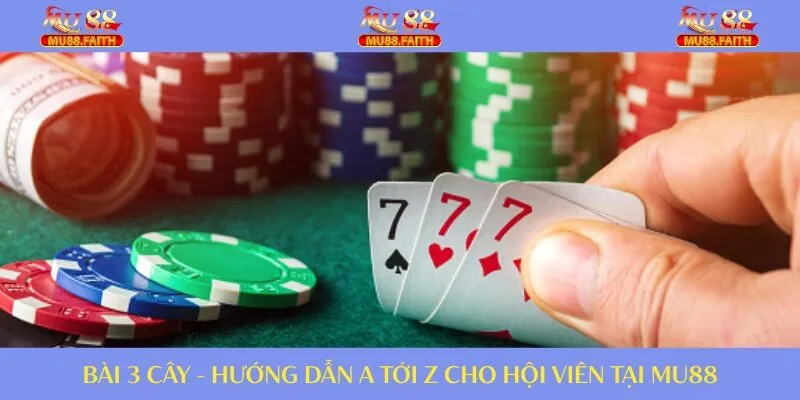 Bài 3 Cây - Hướng Dẫn A Tới Z Cho Hội Viên Tại MU88 6 bai 3 cay ava