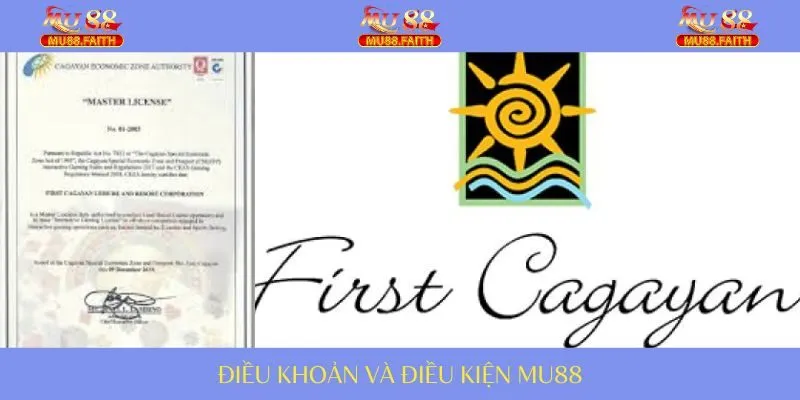 Giấy Phép Hoạt Động - Bảo Chứng Hợp Pháp, Uy Tín Cho MU88 2 First Cagayan Leisure & Resort Corporation là chứng chỉ uy tín